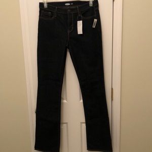 NWT Old Navy Original Bootcut 8 Tall Dark Wash